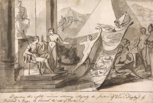 An Allegory on the Plight of the Artist by Mauritius Lowe